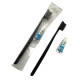 Disposable toothbrush with toothpaste 3 ml, Black